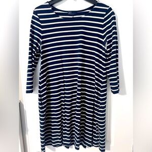 Long Sleeve Mini Swing Dress